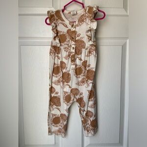 Kate Quinn Sunflower Romper 12-18
months